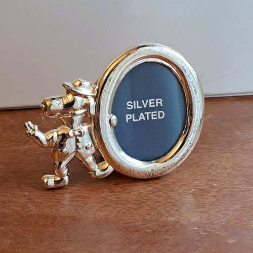 Silver-plated children's photo frames like new, set of 5