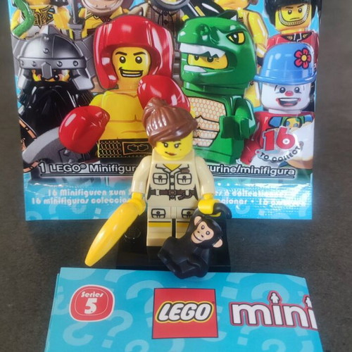 Lego figure Zookeeper series 5 like new