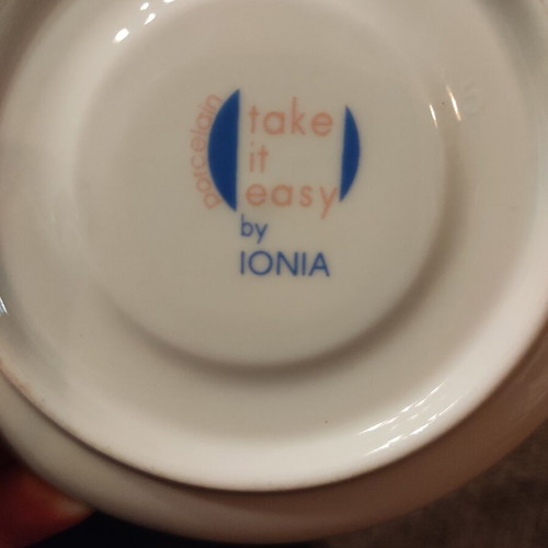 Ionia coffee cups set of 4, like new, porcelain