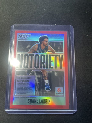 Larkin Notoriety 99 basketball card like new