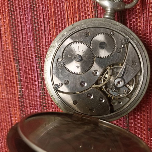 Tellus Granicer 1931 pocket watch used rare military