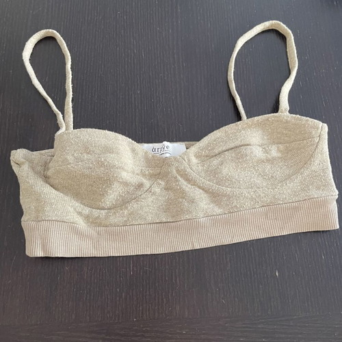 Arpyes knitted top used, beige, sizes S and M