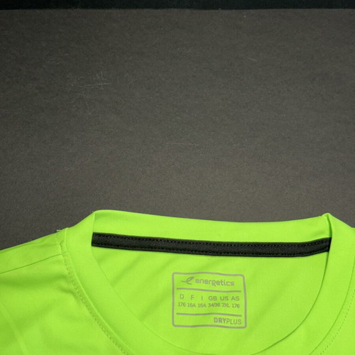 Energetics Nion T-shirt like new, men's size M, black and green
