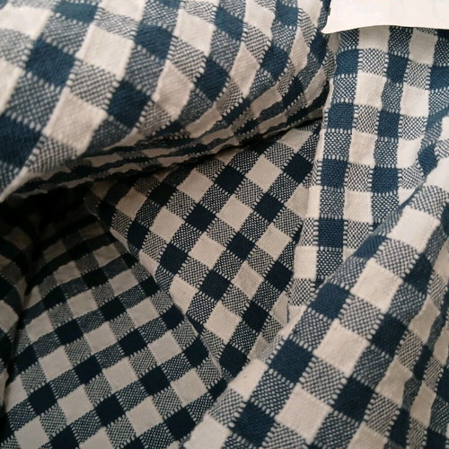ZARA HOME cotton tablecloth 150x250cm, blue vichy check