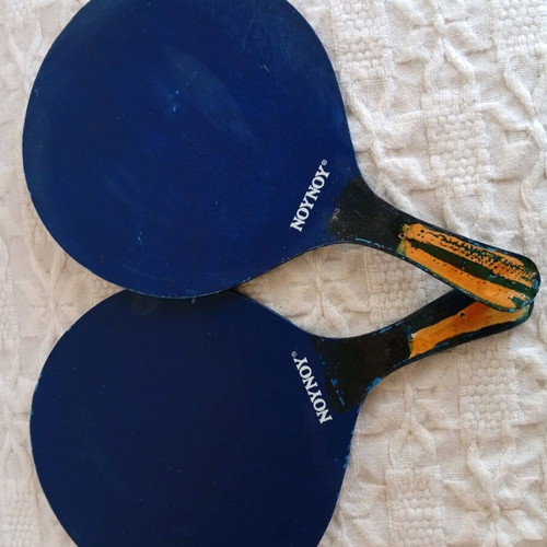 Vintage wooden Nounou rackets used