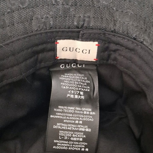 Gucci Backet Hat σαν καινούργιο, μαύρο, one size