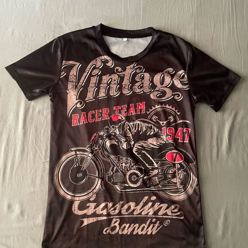 Men's T-shirt set size XXS new, black and white