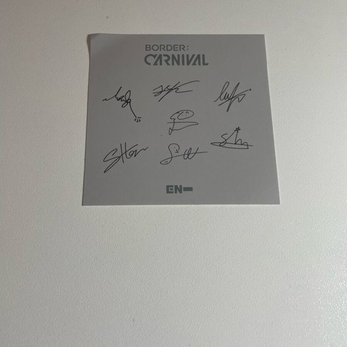 Enhypen Border: Carnival Kpop album