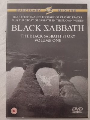 Black Sabbath The Black Sabbath Story Volume One DVD like new, metal