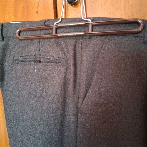 Men's winter pants like new, brown, size 50 with cuffs