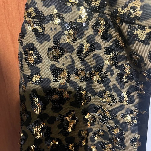 Zara παντελόνι medium με πούλιες καινούργιο, μπεζ καφέ