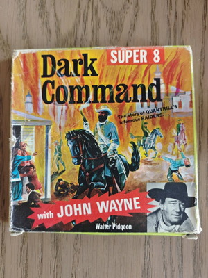 Super 8 film Dark Command with John Wayne like new