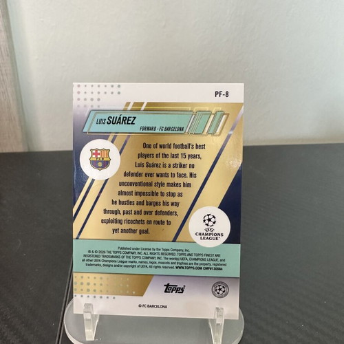 2025/2026 Topps Finest Luis Suarez Prized Footballers Card PF-8 new