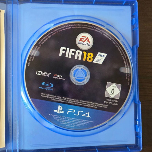 Fifa 18 PlayStation 4 game like new