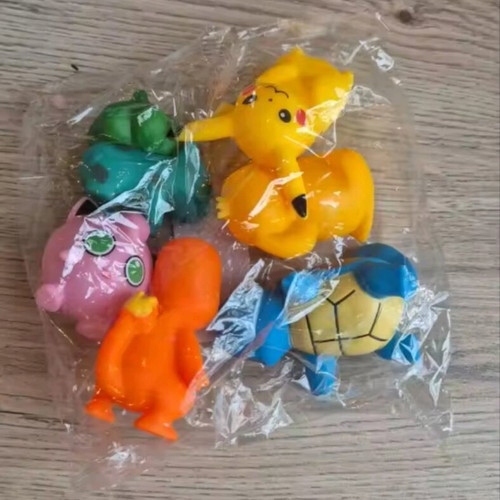 Pokemon figures new, pack of 6 collectible