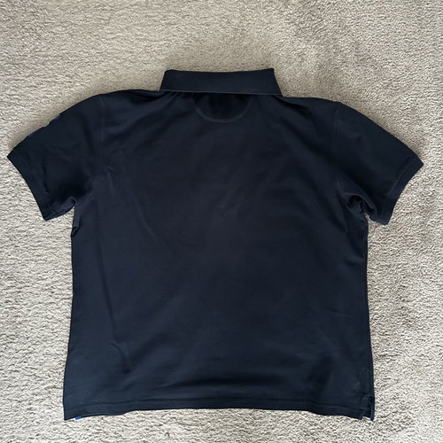 La Martina embroidered logo polo shirt, navy, XL