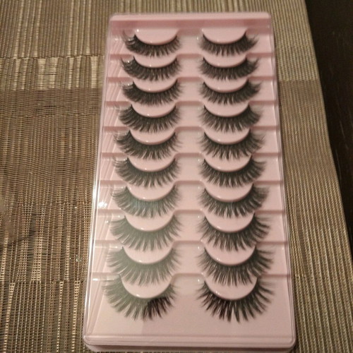 Peg Accessories False Eyelashes new, pack of 10