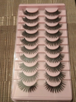 Peg Accessories False Eyelashes new, pack of 10