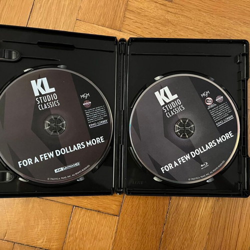 For A Few Dollars More 4K UHD Blu-Ray like new, action adventure