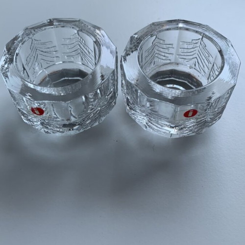 Iittala Kuusi Candleholders and Linearia Vase used set