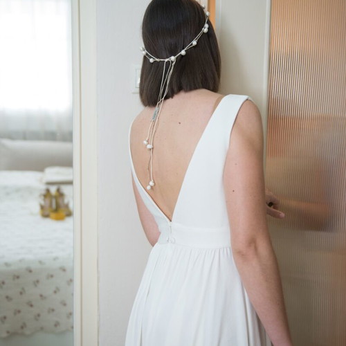 Wedding dress Ioanna Kourbela like new with free crown