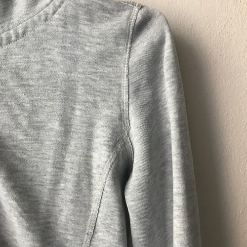 Aggressive hoodie jacket grey melange like new, size L