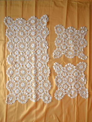 Handmade table linens set new