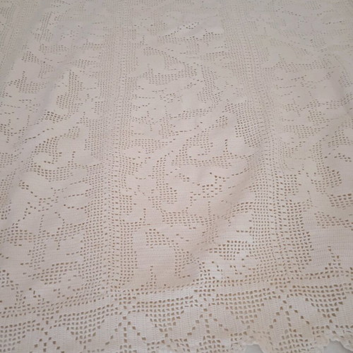 Handmade Cretan Lace Tablecloth 120x80 cm new