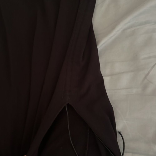 Long skirt with slit used, black, size M
