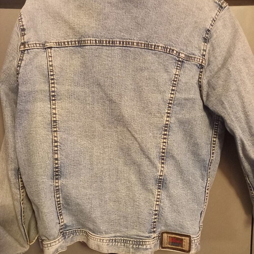 Women Blue Jean Jacket A-Style like new, size L