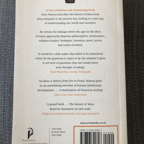 Ideas by Peter Watson new history book