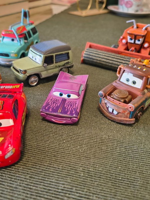 Αυτοκίνητα Cars σαν καινούργια, σετ 7 τεμαχίων από την ταινία