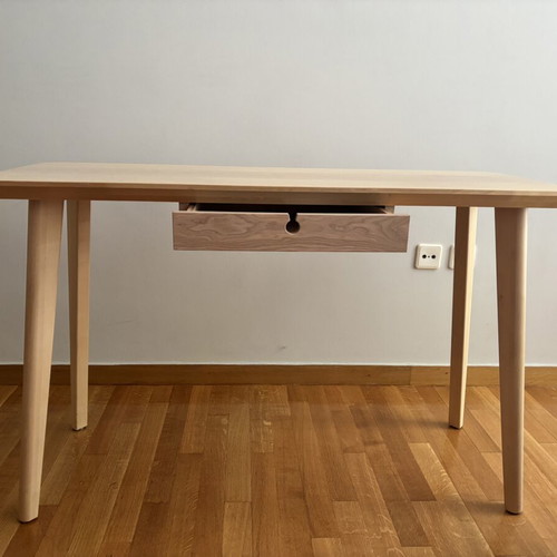 Desk with drawer, oak color