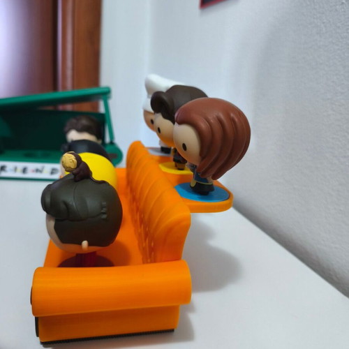 Friends McDonald's collection stand new, plastic PLA material