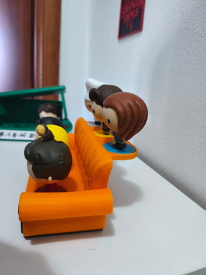 Friends McDonald's collection stand new, plastic PLA material