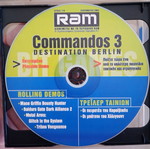 Commandos 3 Destination Berlin PC demo disc used