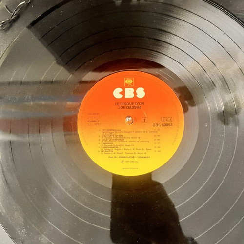 Joe Dassin L'Été Indien Album D'Or vinyl record used