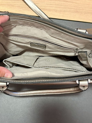 Verde crossbody bag new, silver