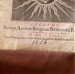 Σπανιοτατο βιβλιο του 1623