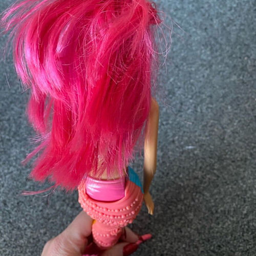 Barbie doll mermaid used Mattel with colorful tail