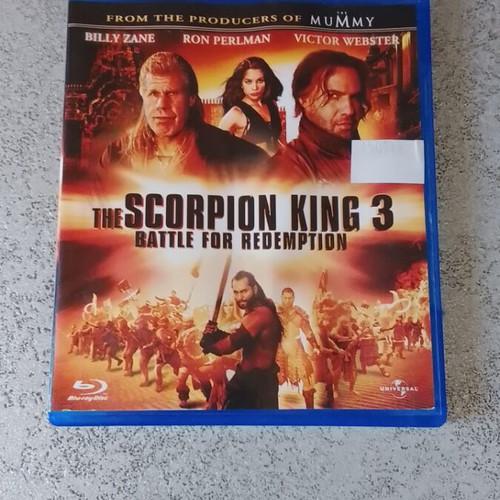 The Scorpion King 3 Battle for Redemption Blu-ray like new, subtitles