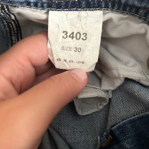BSB jeans used, size 20 with colorful stitching