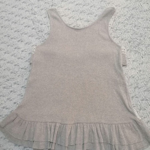 Gray top with lace size M used