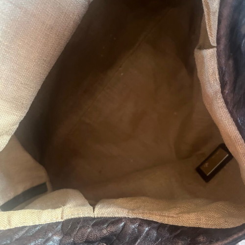 Fendi Spy large handbag like new, black and brown