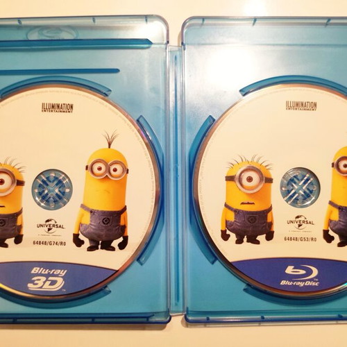 Despicable Me 2 Blu-Ray like new, 2 discs, Greek dubbed with subtitles
