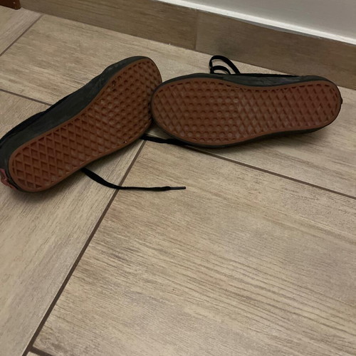 Vans casual shoes size 38.5 used, black unisex