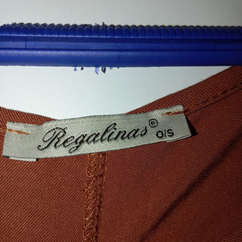 Maxi dress Regalinas like new, brown with batwing sleeves and waist tie