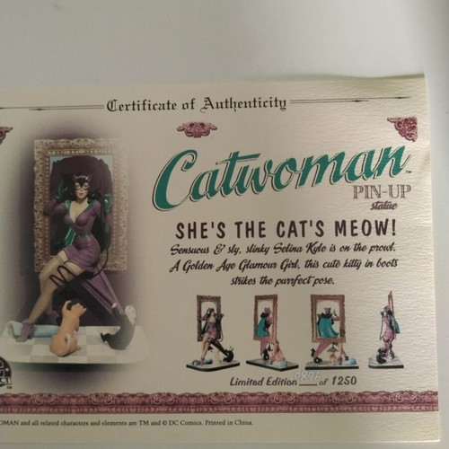 Catwoman limited edition collectible figure