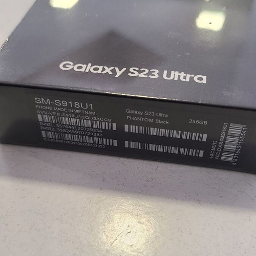 Samsung Galaxy S23 Ultra 5G 256GB Phantom Black refurbished, like new