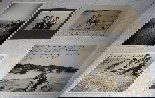 5 προπολεμικές 1930ς Α/Μ φωτογραφίες ελληνιδες με μαγιο γλυφαδα λουτρακι ασπροβαλτα